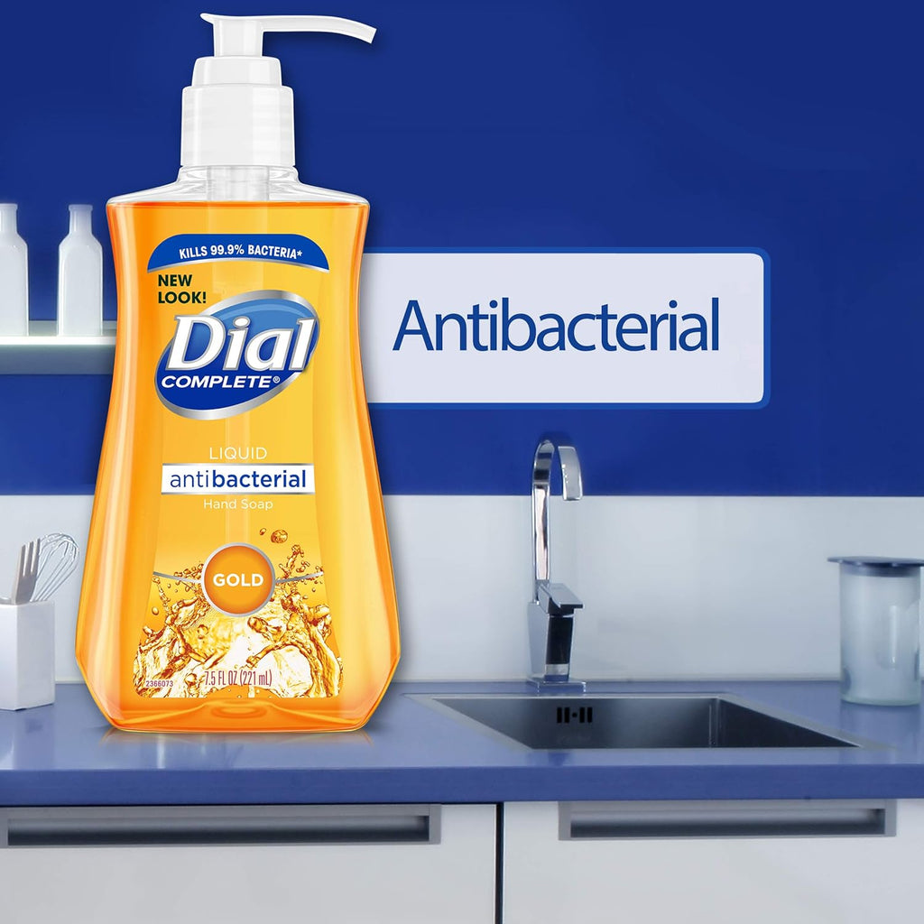 Dial Antibacterial Liquid Hand Soap - Gold, 7.5 Oz