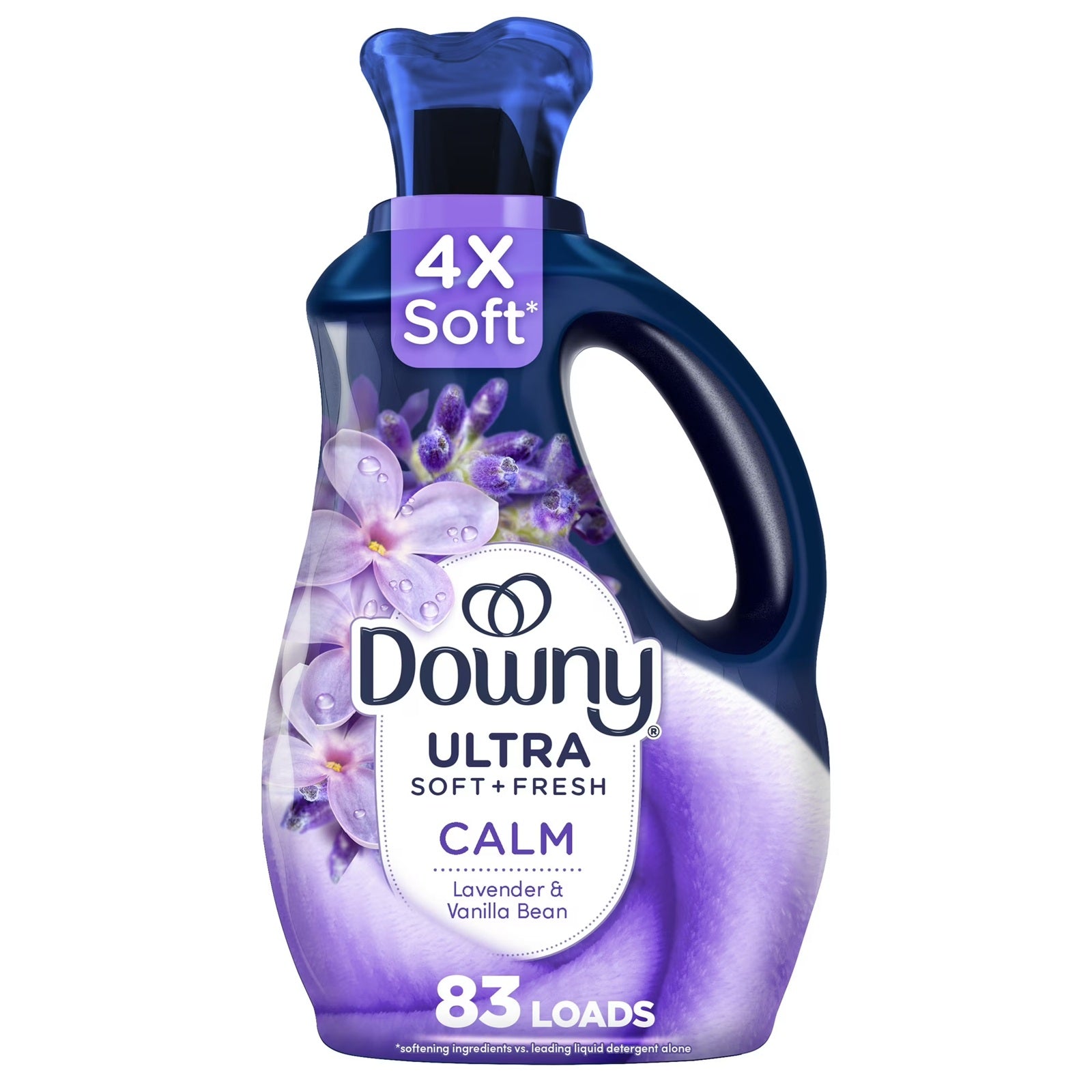 Downy Ultra Soft + Calm Infusions Liquid Fabric Conditioner - Lavender & Vanilla Bean, 56 Oz