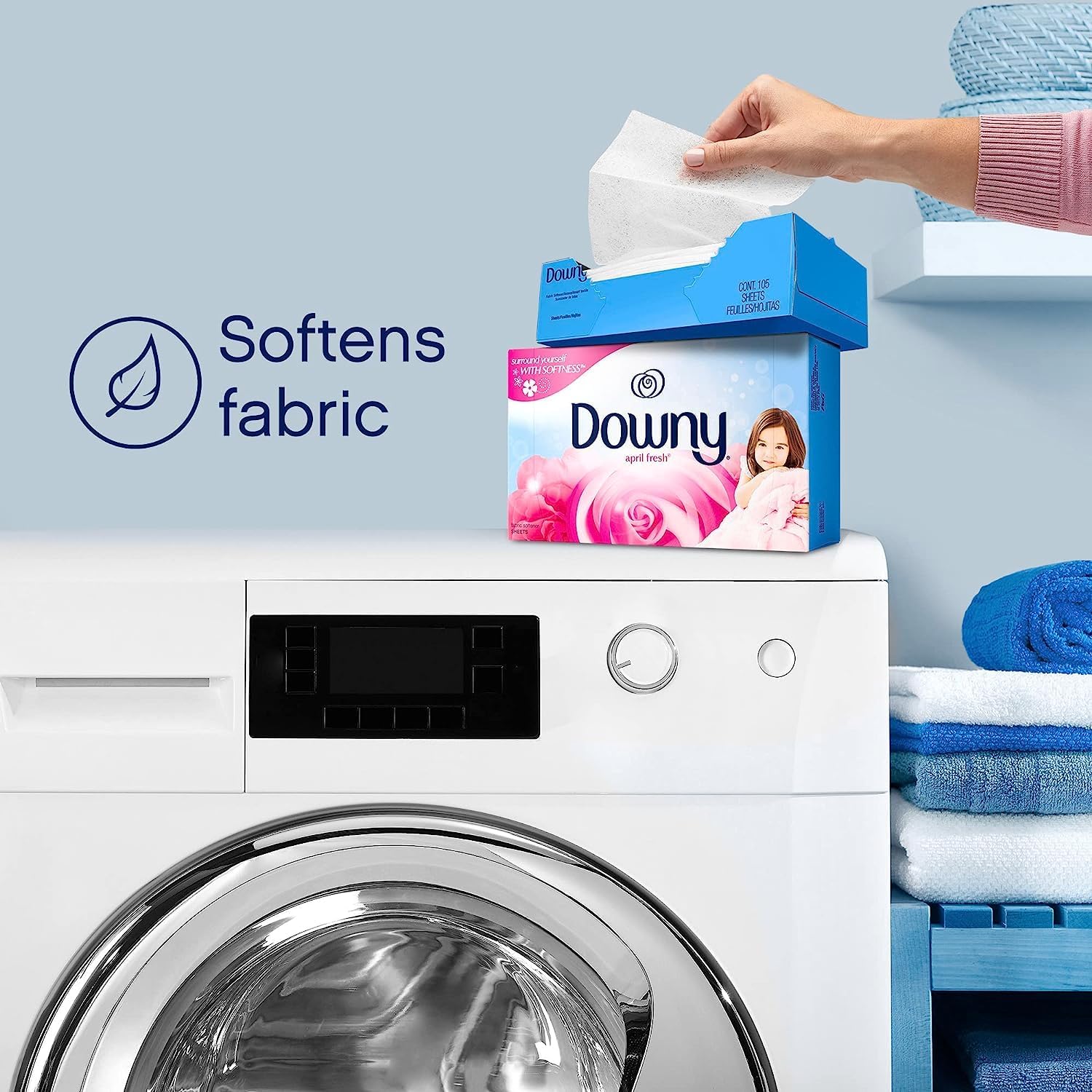 Downy Tumble Dryer Sheets, April Fresh - 240