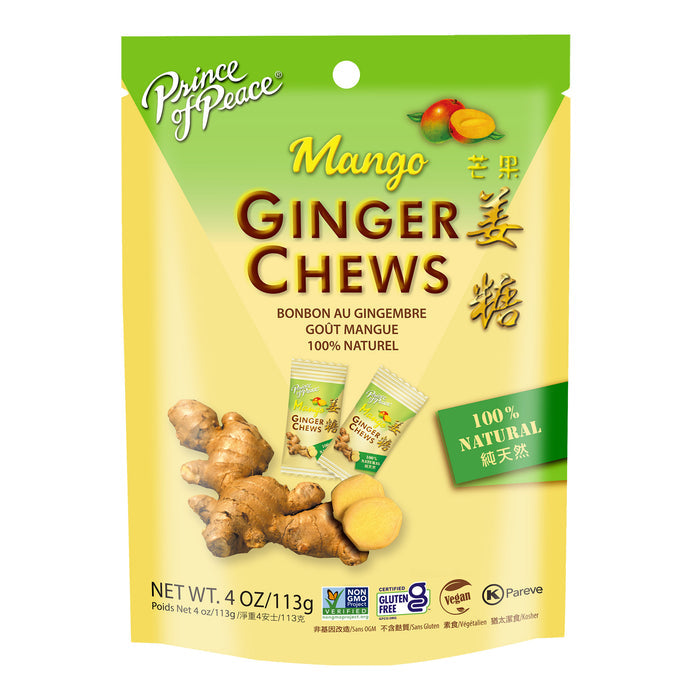 Prince of Peace Ginger Chews with Mango | 1 lb