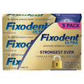 Fixodent Ultra Max Hold Dental Adhesive Cream - 2.2 Oz  (Pack of 3)