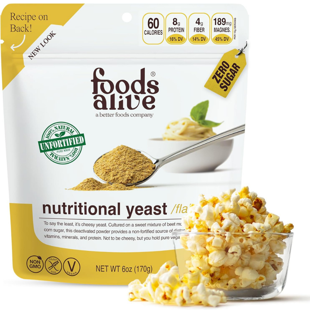 Foods Alive - Nutritional Yeast, 6 Oz