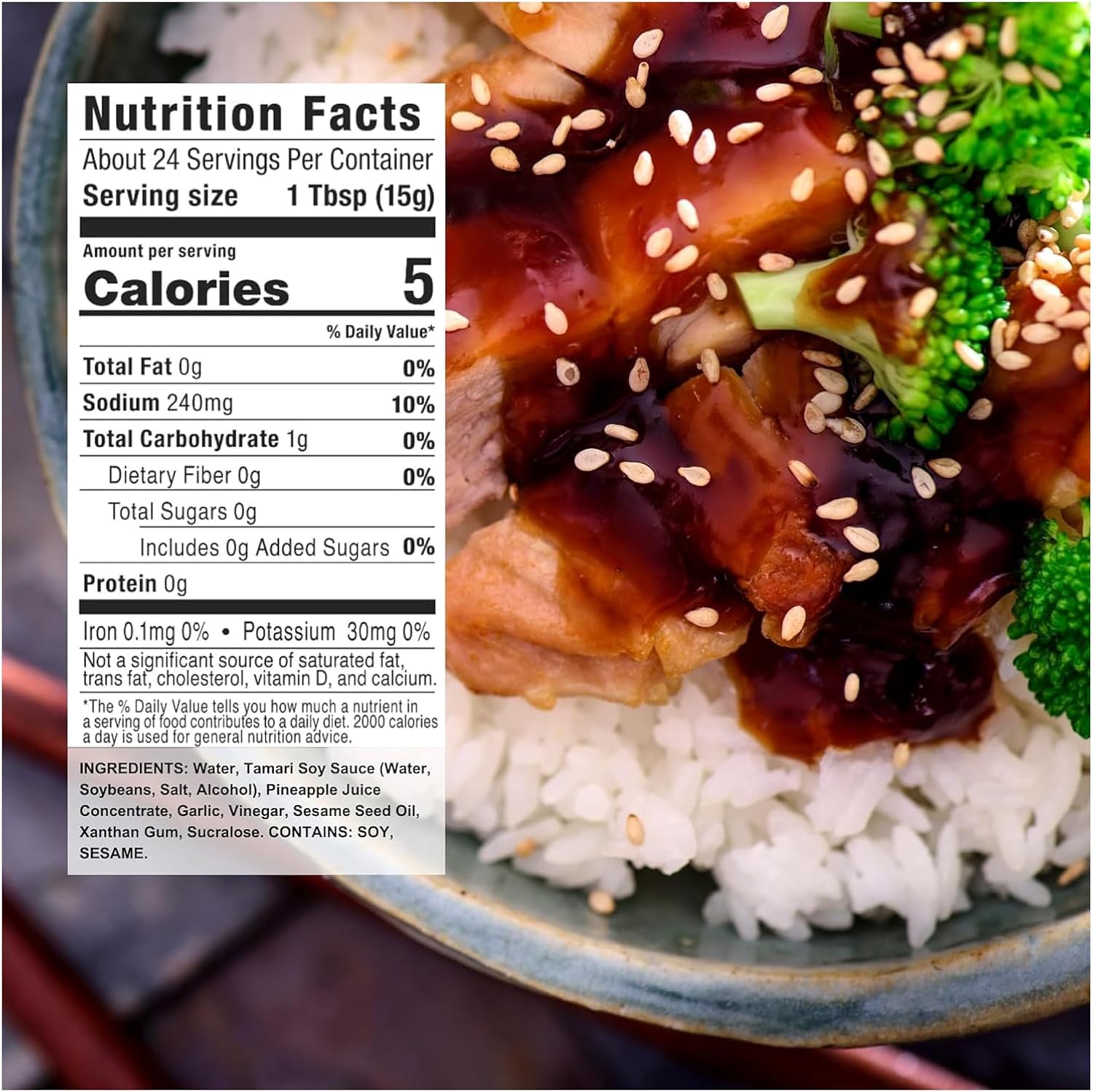 G Hughes Sugar-Free Teriyaki Marinade, 385ml