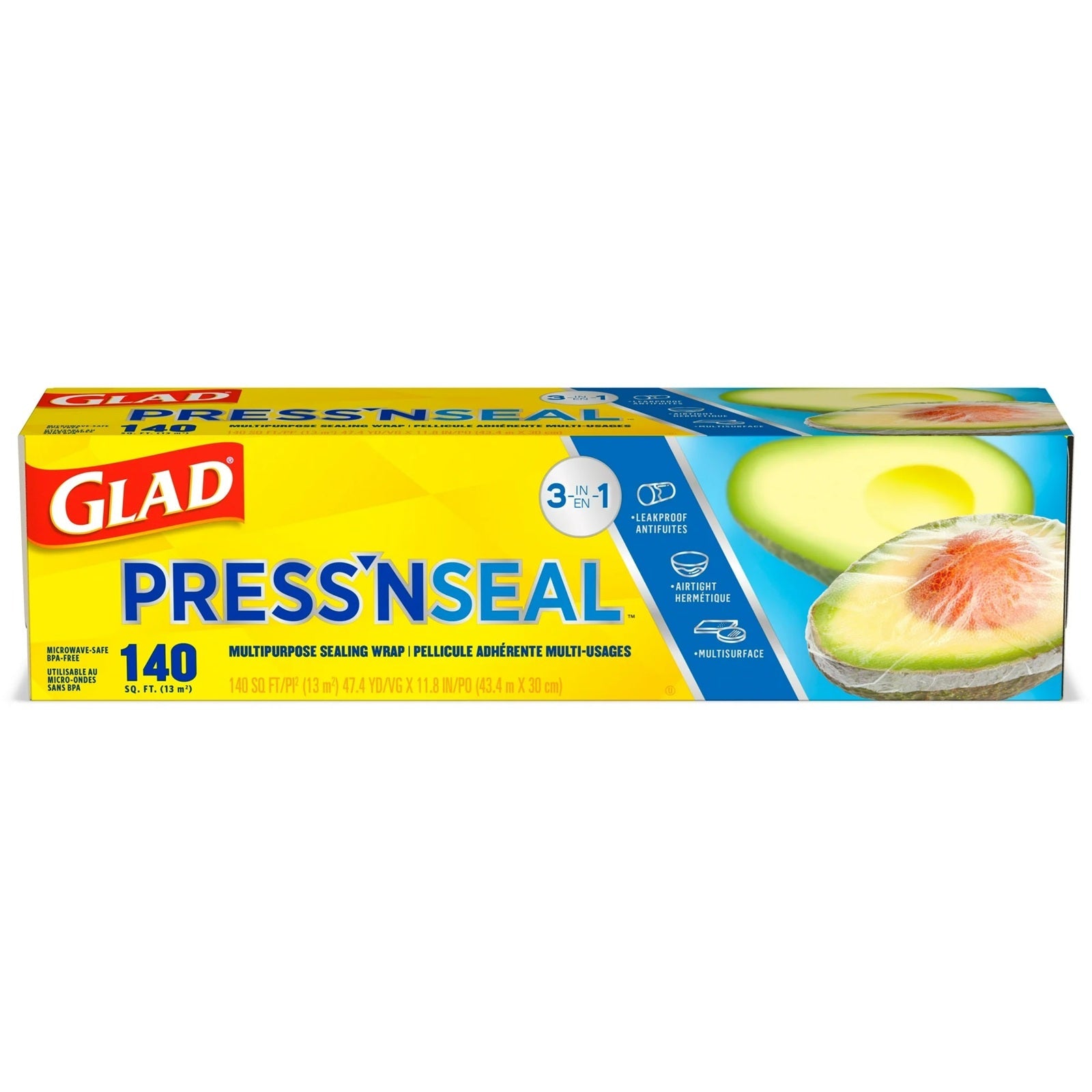 Glad Press'n Seal Multi-Purpose Sealing Wrap - 140 sq.ft