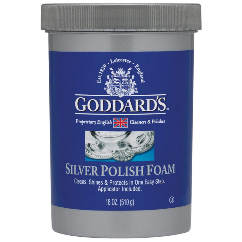 Goddard’s Long Shine Silver Foam – 18 oz with Applicator