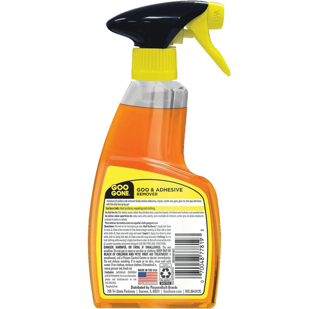Goo Gone Goo & Adhesive Remover Spray Gel, 355ml