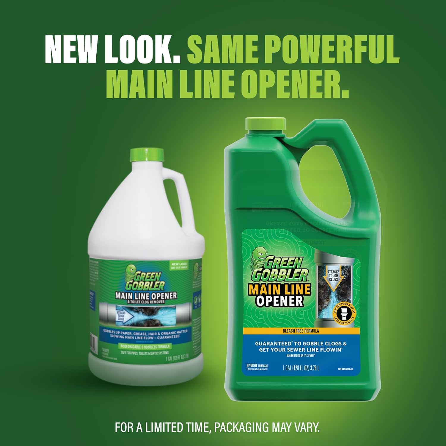 Green Gobbler Main Drain Opener – 1.9L