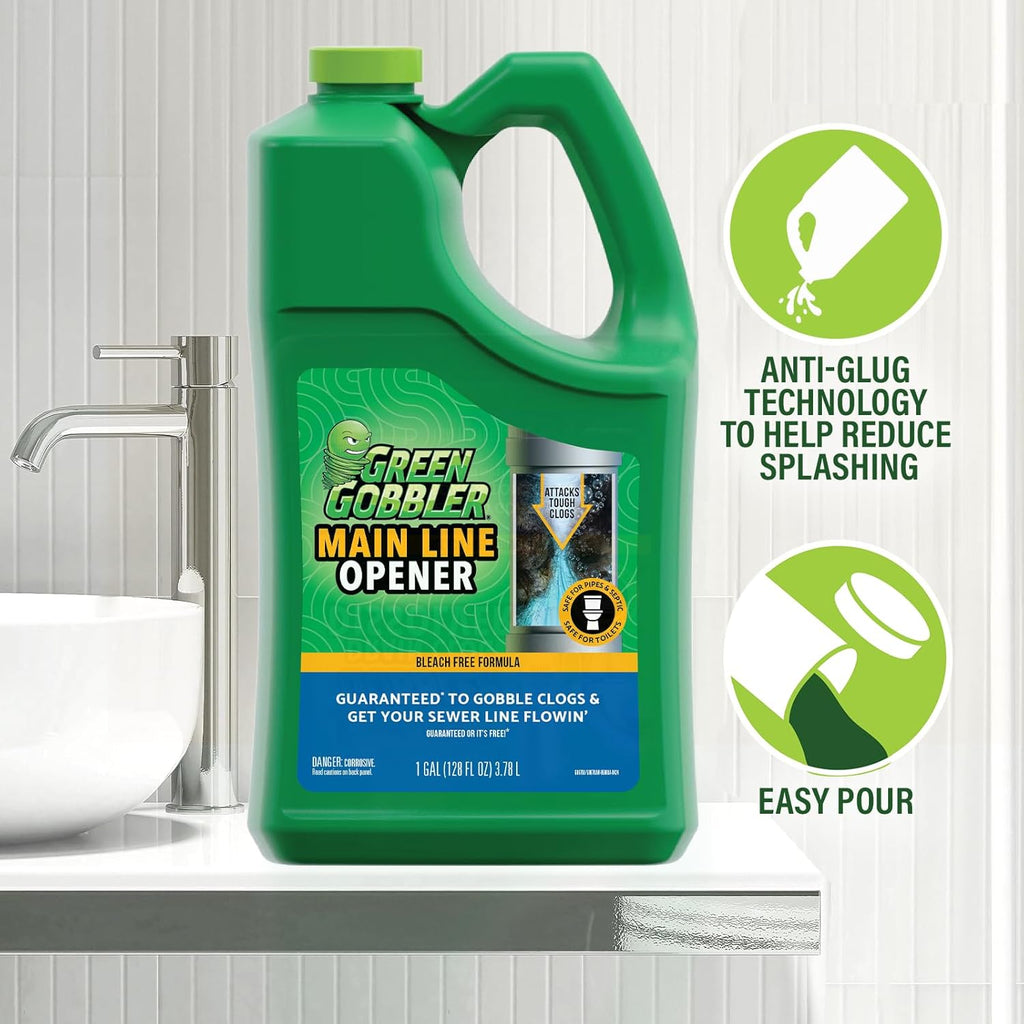 Green Gobbler Main Drain Opener – 1.9L