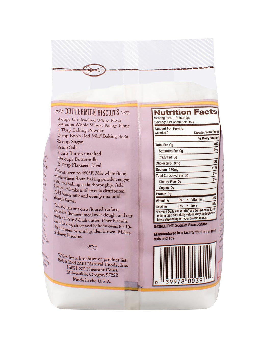 Bob's Red Mill Baking Soda | 16 Oz