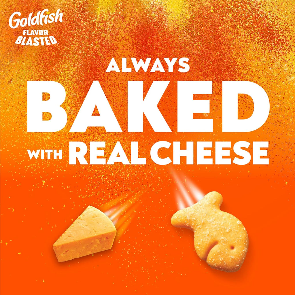 Goldfish Flavor Blasted Xtra Cheddar Crackers | 6.6 Oz