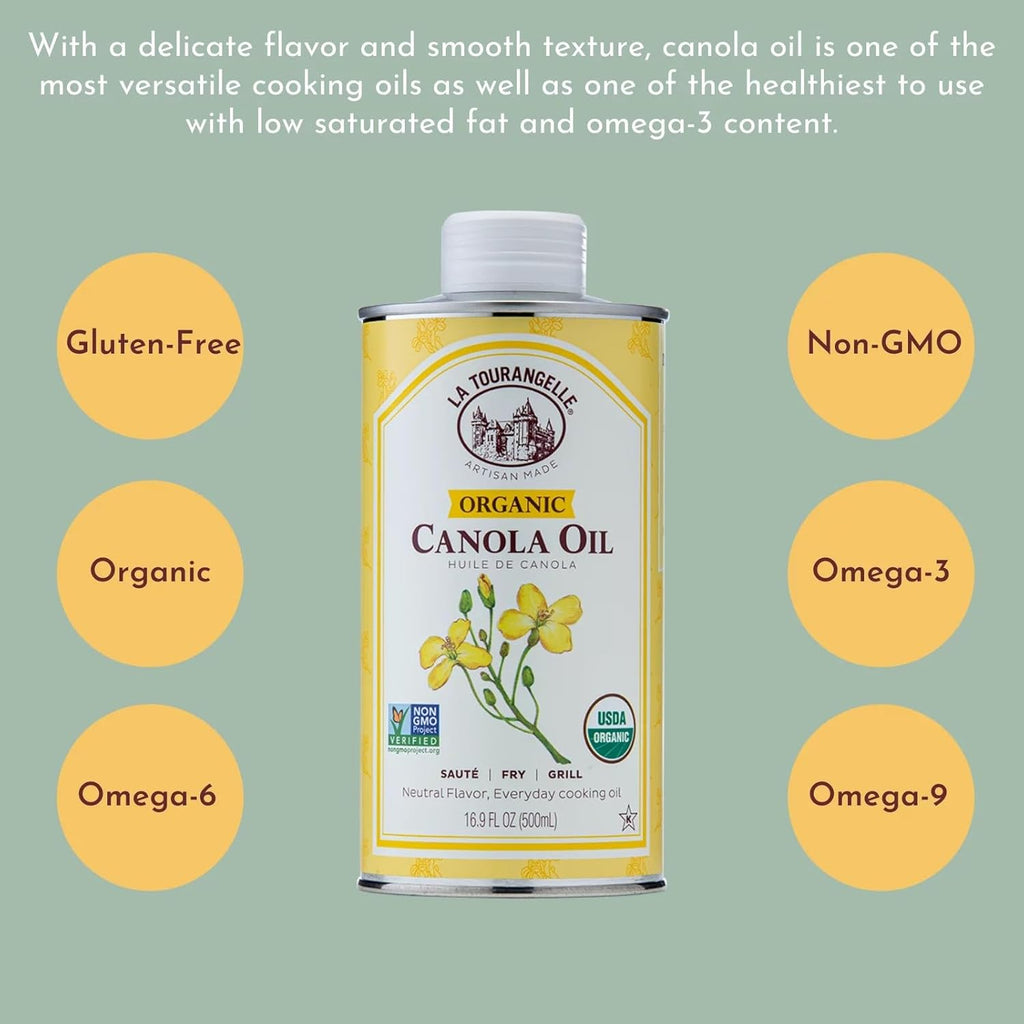 La Tourangelle Canola Oil | 16.9 Oz (500 ml)