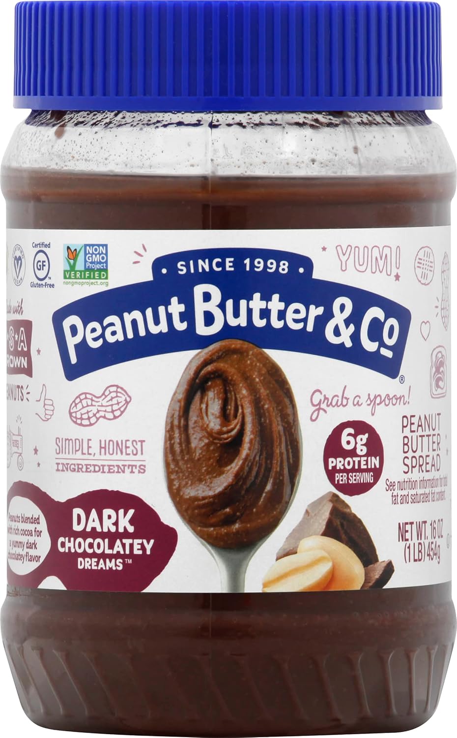 Peanut Butter & Co. Dark Chocolatey Dreams Spread | 454 g