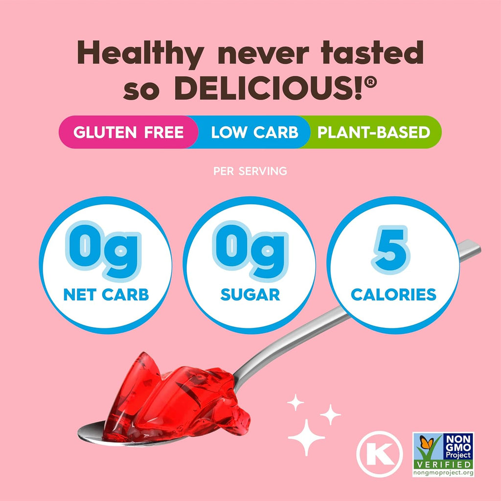 Simply Delish Jel Dessert Strawberry | 0.7 Oz (20 g)