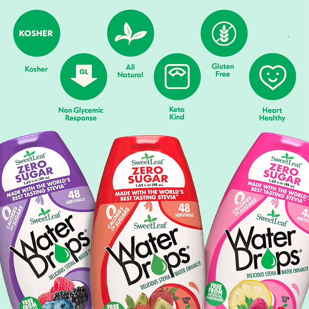 SweetLeaf Water Drops | Tropical Punch | 1.62 Oz