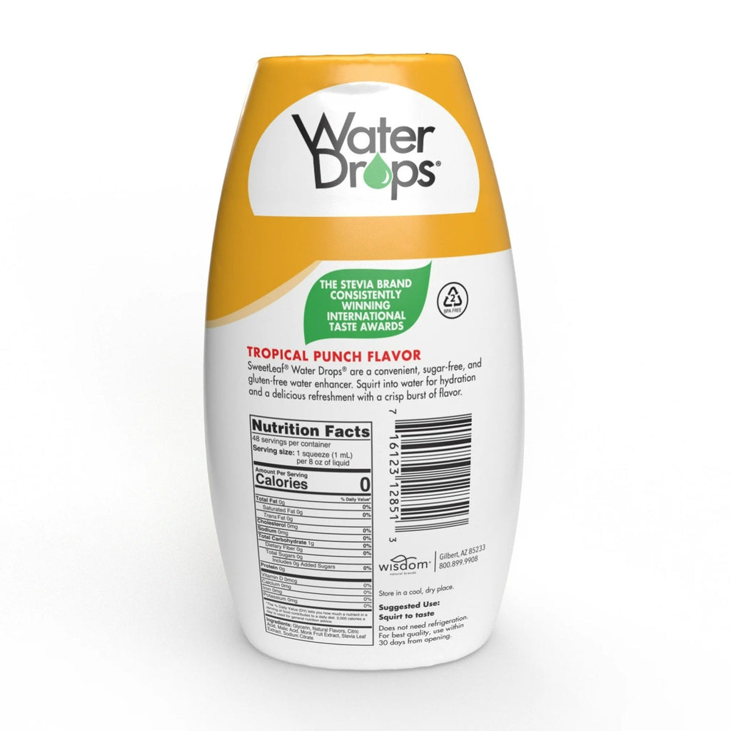 SweetLeaf Water Drops | Tropical Punch | 1.62 Oz