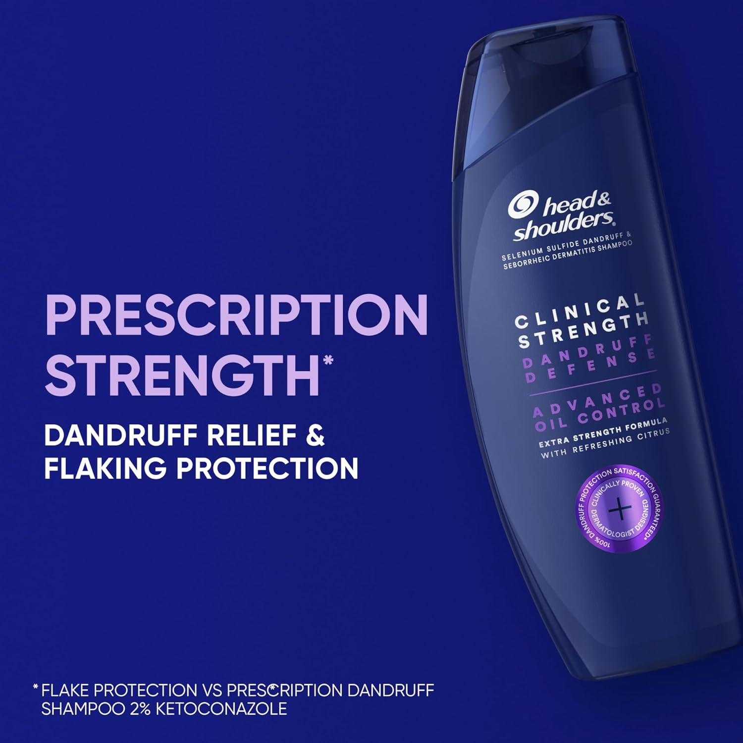Head & Shoulders Clinical Strength Dandruff Shampoo - Advanced Oil Control (Twin Pack)