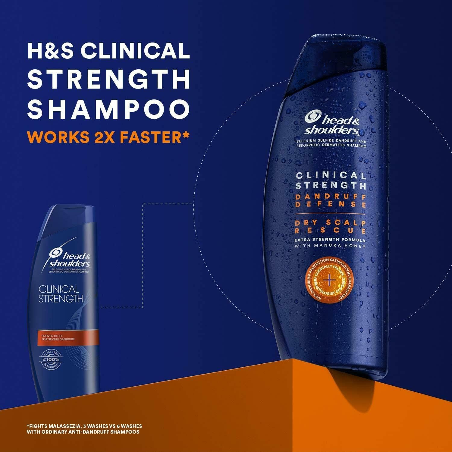 Head and Shoulders Clinical Strength Dandruff Shampoo, 13.5 Oz