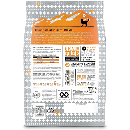 "I AND LOVE AND YOU" Naked Essentials Dry Cat Food, 3.4 lb