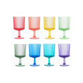 Pandex Acrylic Stacking Tumblers – 335ml | Durable BPA-Free Drinkware | 8-Pack Clear Glassware For Everyday Use & Parties