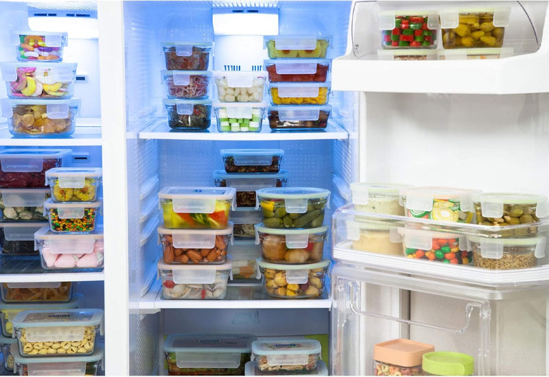 Glasslock 28 Piece Tempered Glass Food Storage Container Set – BPA-Free, Airtight & Leak-Proof Lids, Oven, Microwave, Freezer & Dishwasher Safe Meal Prep Containers