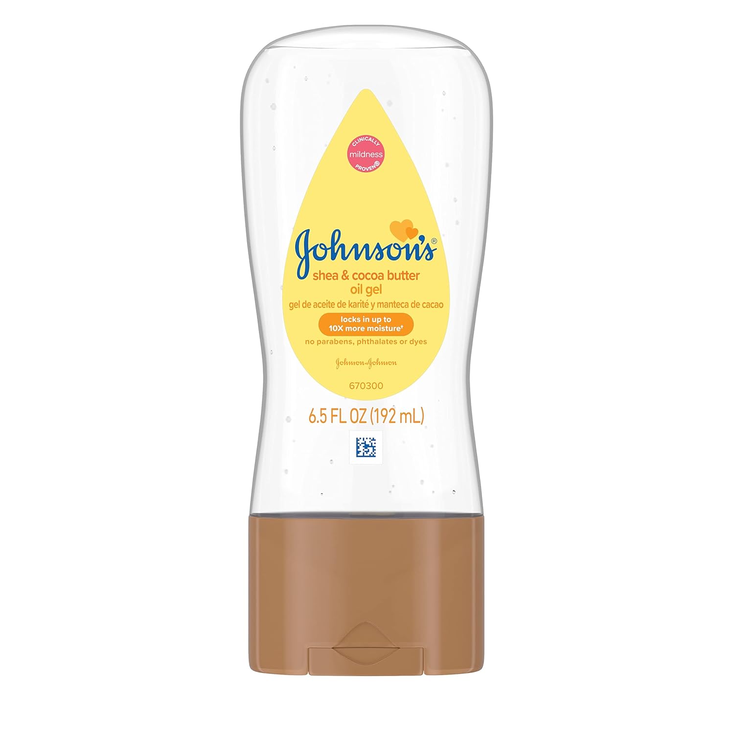 Johnson’s Baby Oil Gel with Shea & Cocoa Butter – 6.5 oz