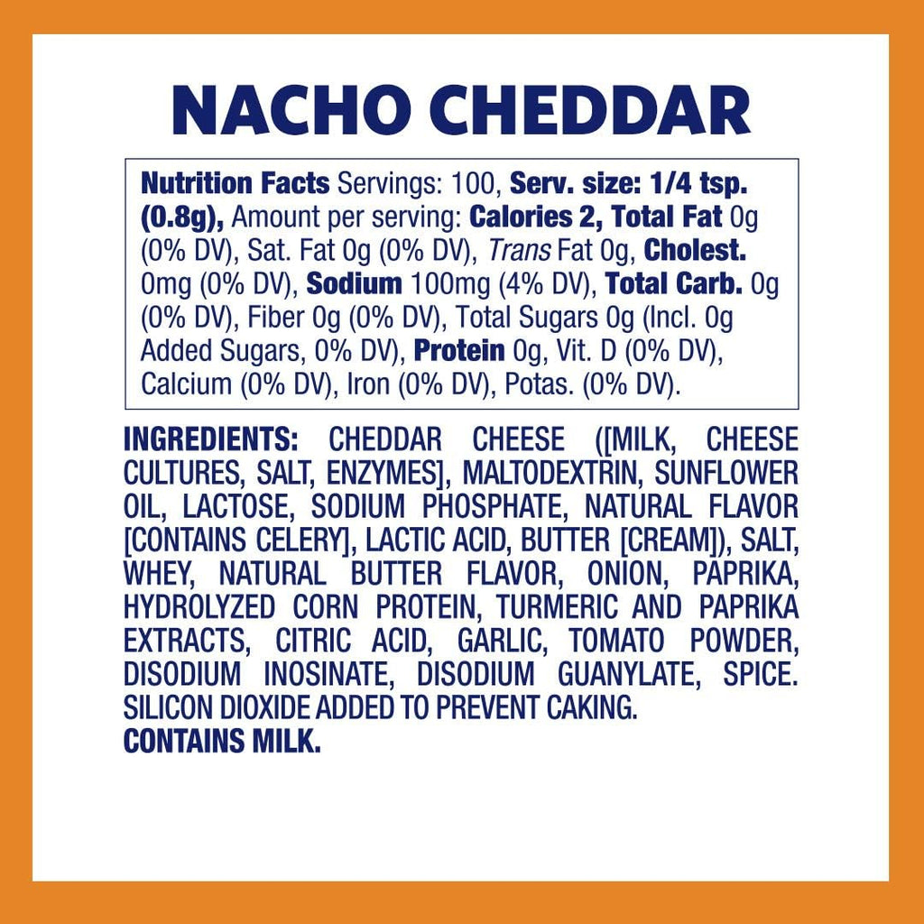 Kernel Season’s Nacho Cheddar Popcorn Seasoning, 80g