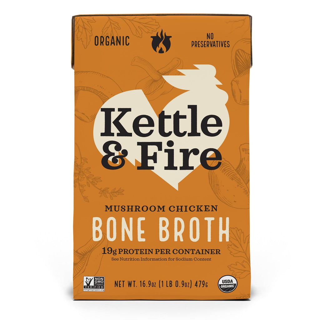 Kettle & Fire Broth Bone Chicken Turmeric Ginger, 16.9 Oz