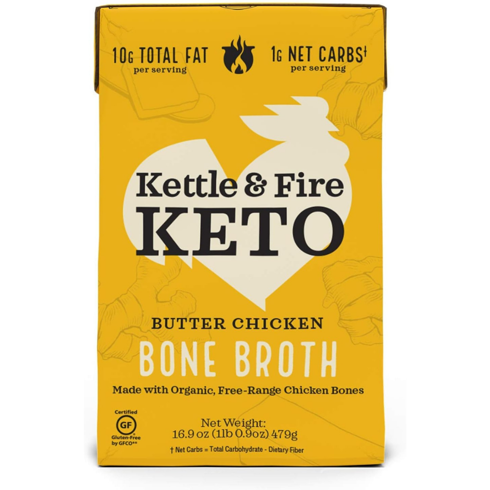 Kettle & Fire Broth Bone Butter Chicken Keto, 16.9 Oz
