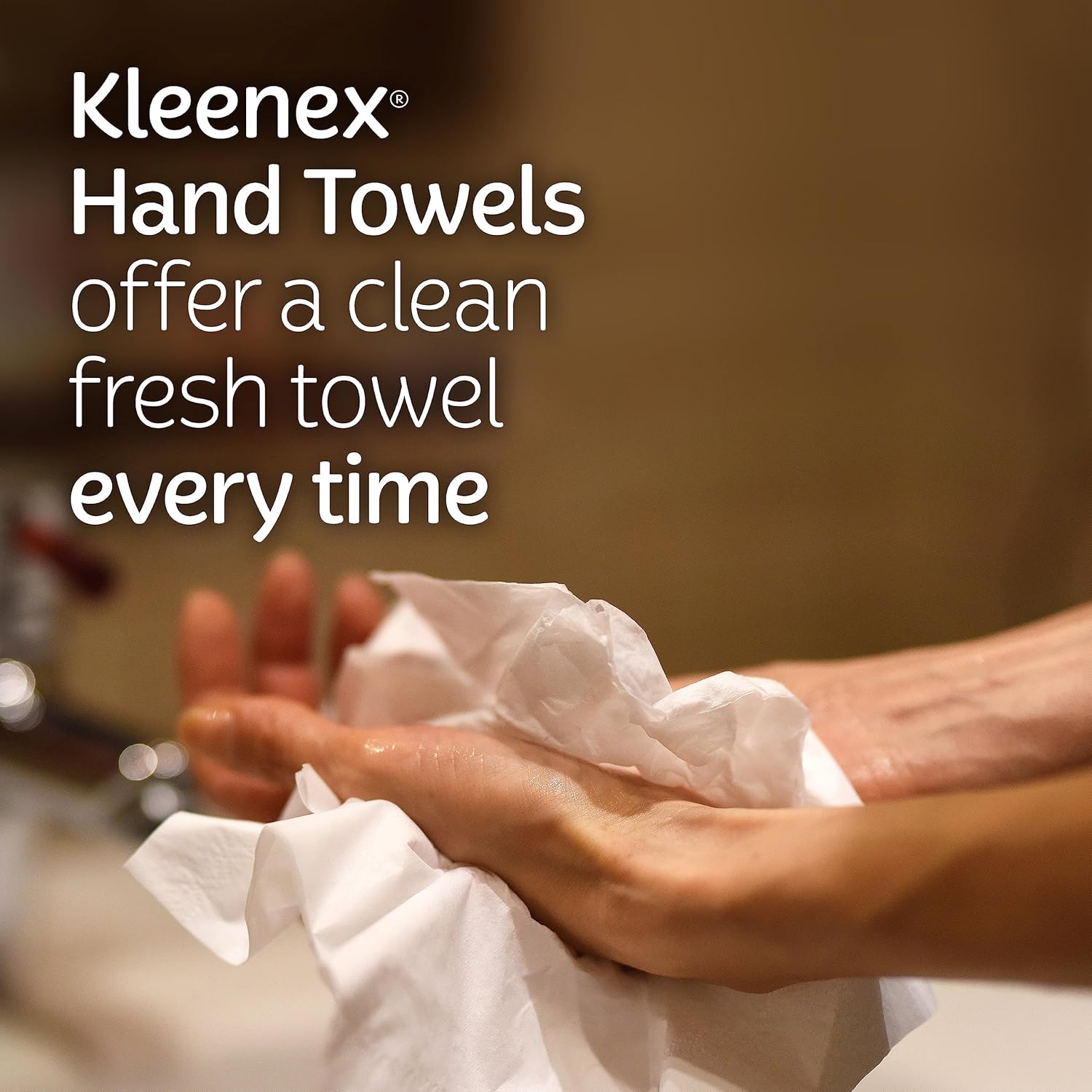 Kleenex Expressions Disposable Paper Hand Towels - 6 Boxes (360 Towels)