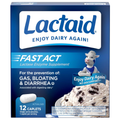 Lactaid Fast Act Lactase Enzyme Supplement, Twice As Ultra - 12 Caplets