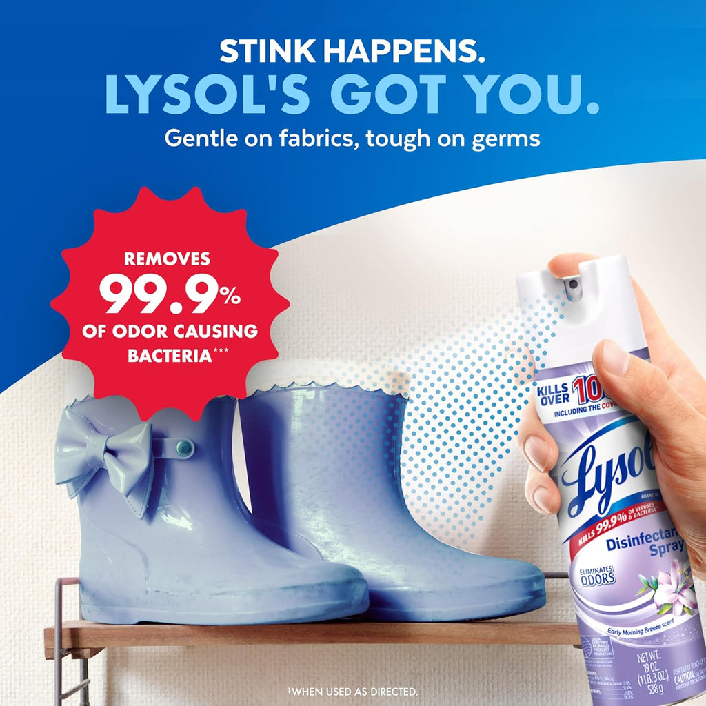Lysol Disinfectant Spray - Early Morning Breeze, 12.5 Oz