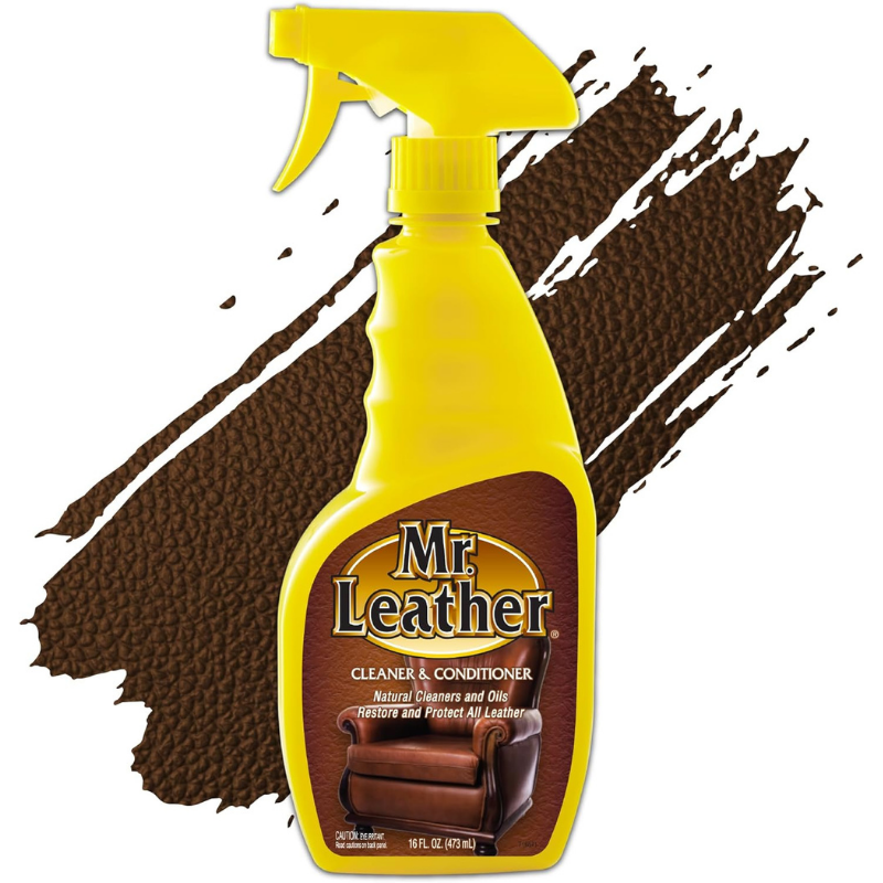 Mr. Leather Cleaner & Conditioner, Leather Cleaner Liquid Spray - 16 oz.