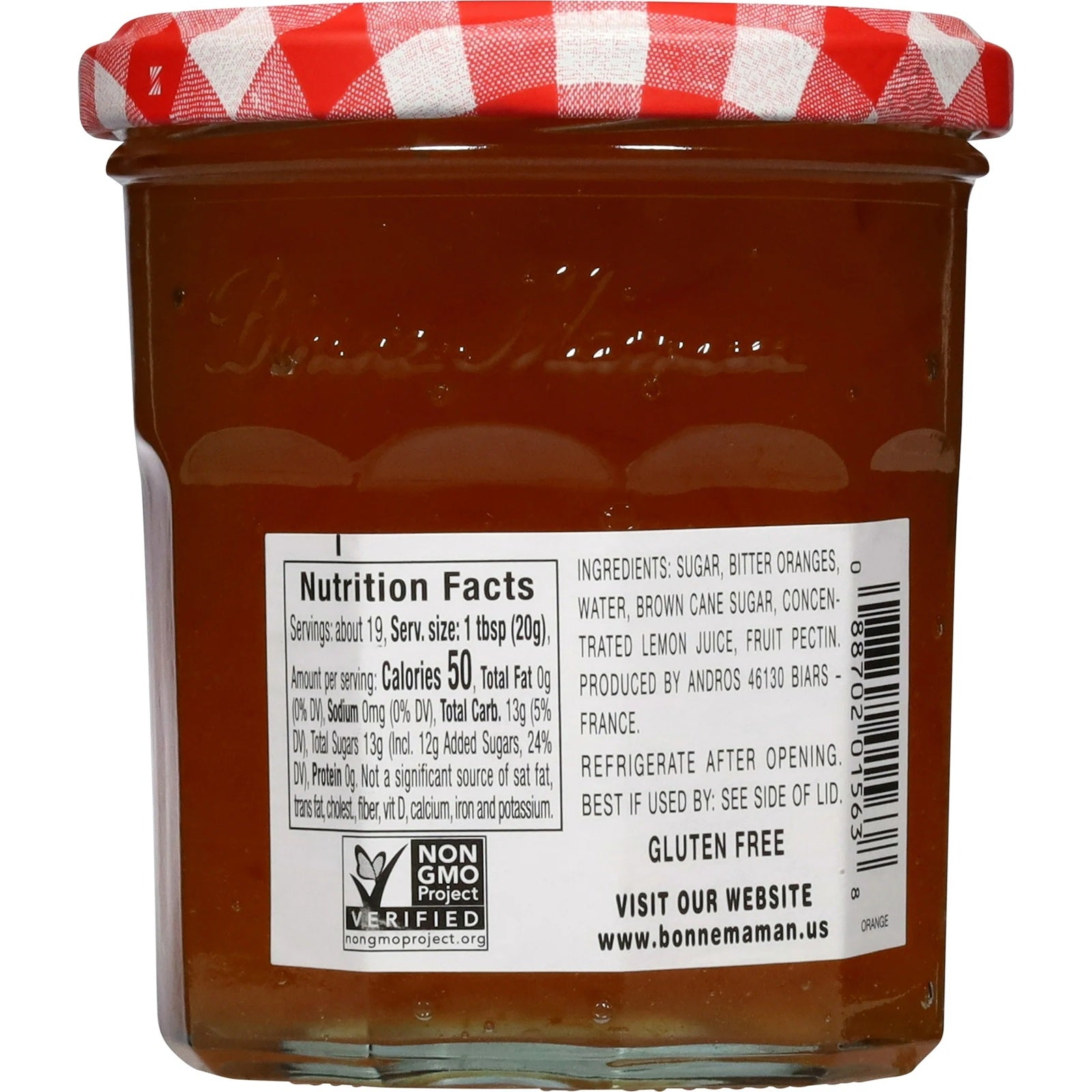 Bonne Maman Preserve, Orange Marmalade, 13 Oz