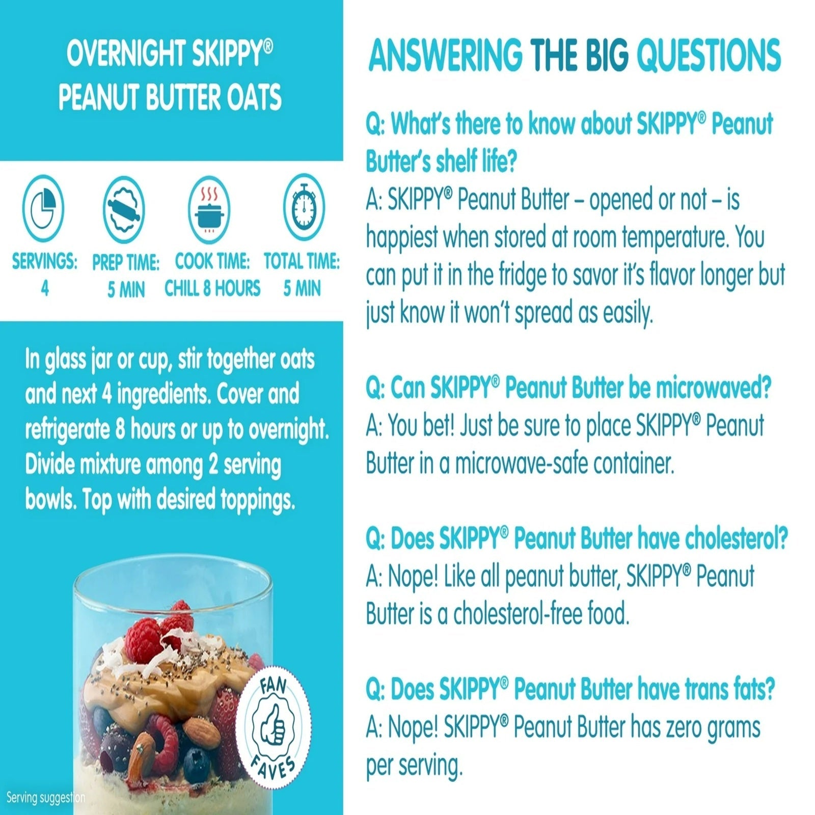 Skippy Peanut Butter Creamy, 462g