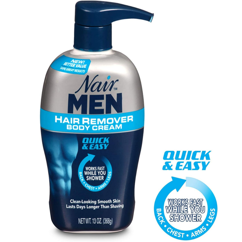 Nair for Men Hair Remover Body Cream - 13 Oz