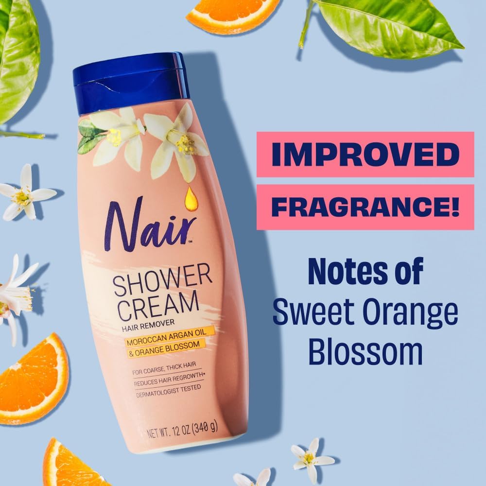 Nair Shower Cream Hair Remover - 12 Oz