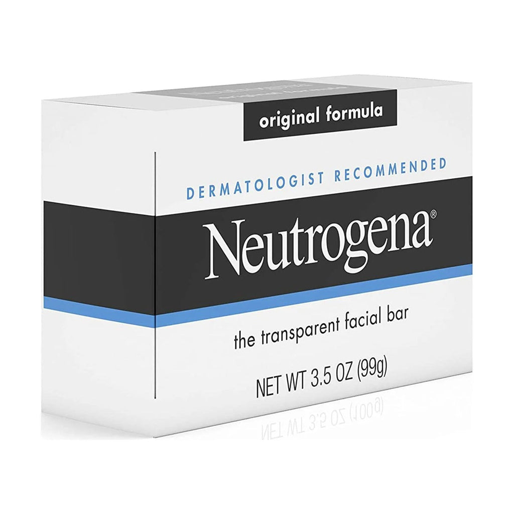Neutrogena Transparent Scented Facial Soap, Original Formula Soap - 3.5 Oz