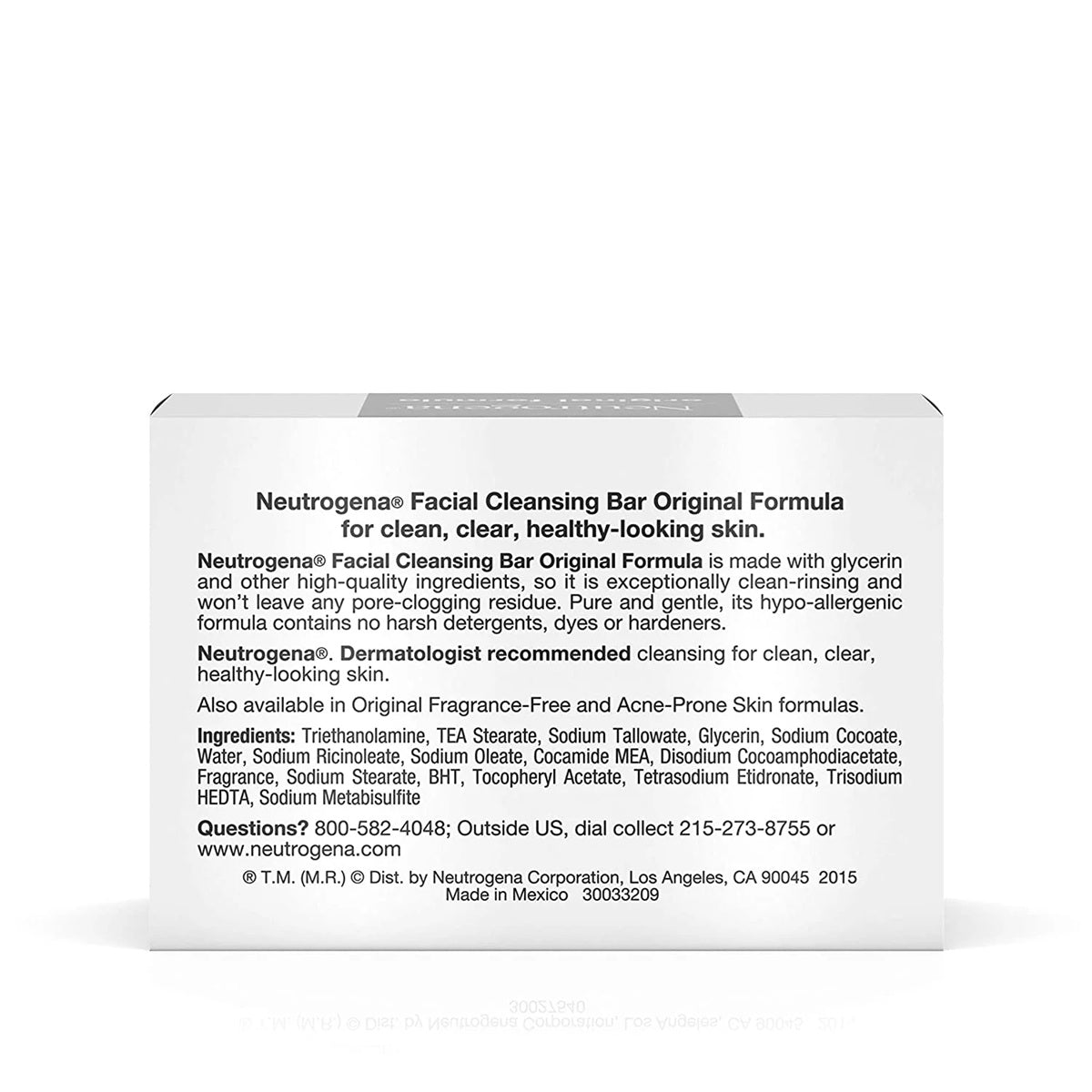 Neutrogena Transparent Scented Facial Soap, Original Formula Soap - 3.5 Oz