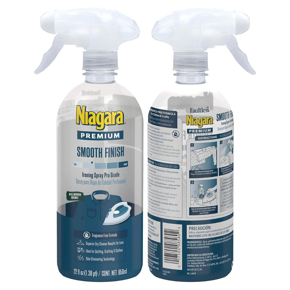 Niagara Premium Smooth Finish Spray Starch | 22 Oz