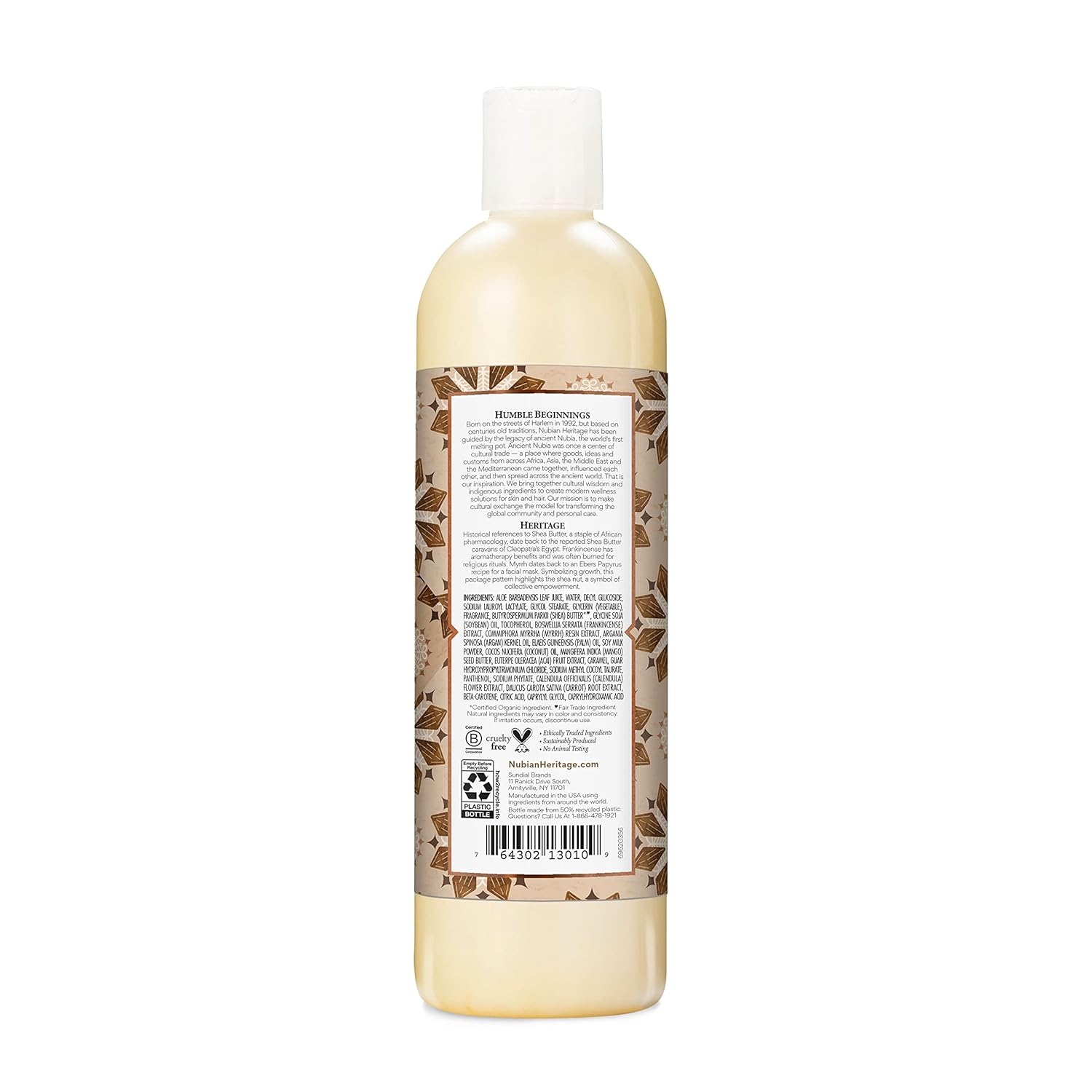 Nubian Heritage Body Wash | Raw Shea and Myrr | 13 Oz