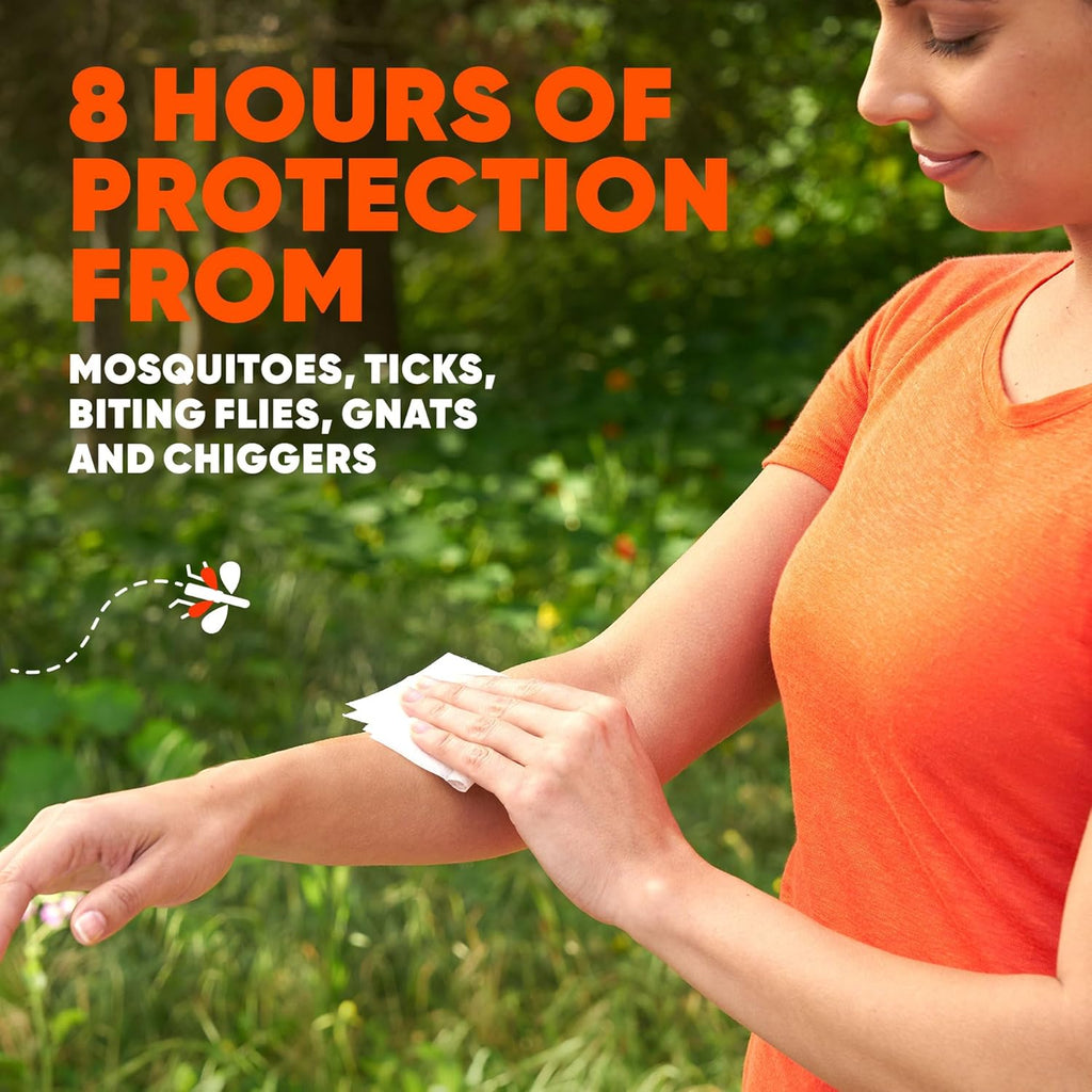 Off! Deep Woods Insect Repellent Towelettes - 12 Count