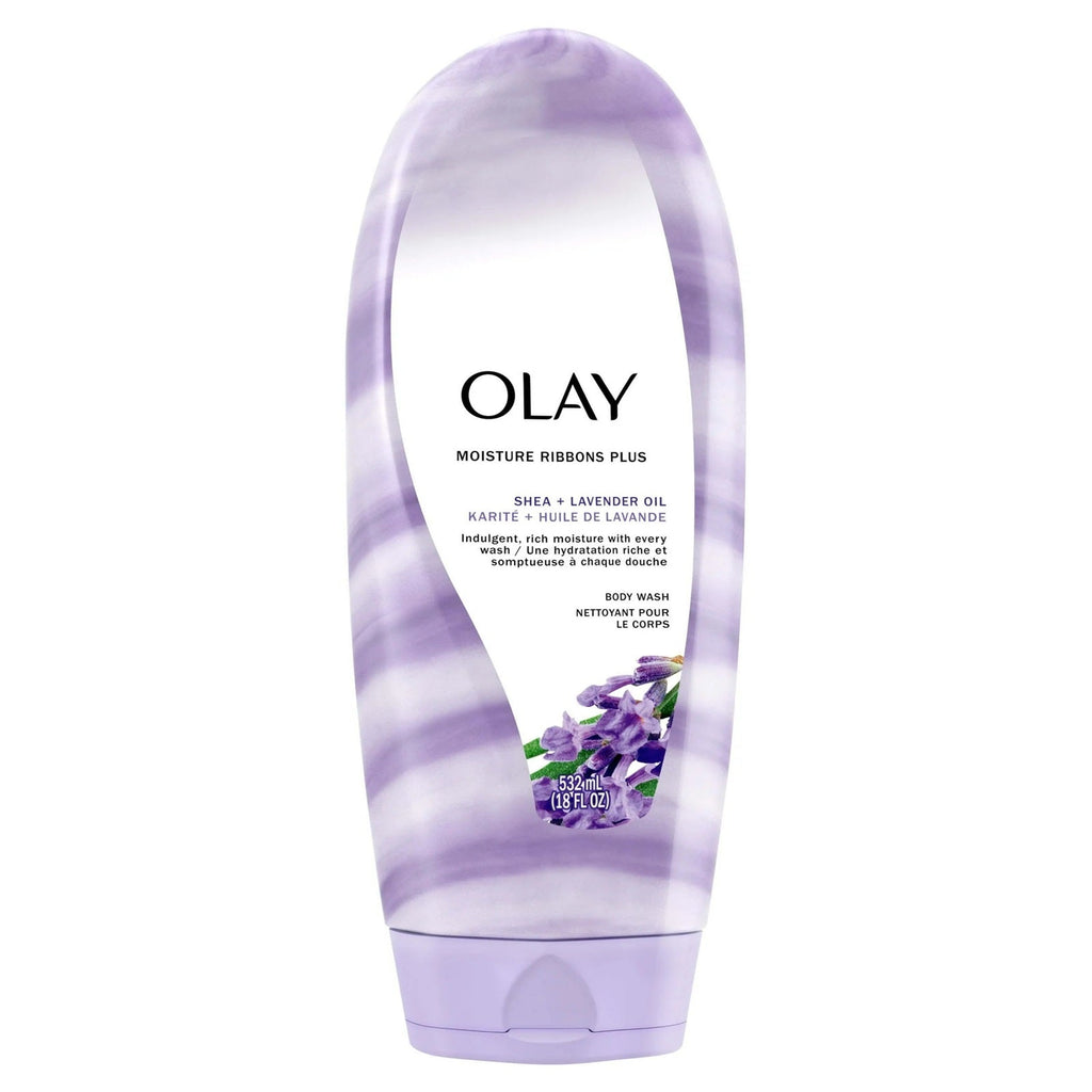 Olay 2-in-1 Moisture Ribbons Plus Body Wash – Luscious Orchid, 18 Oz
