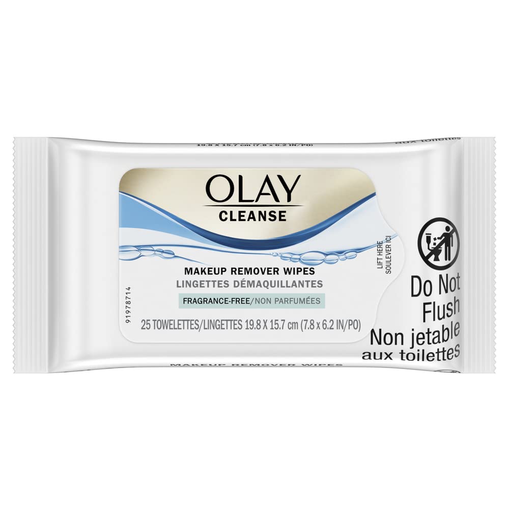 Olay Cleanse Makeup Remover Wipes - 25 Towelettes