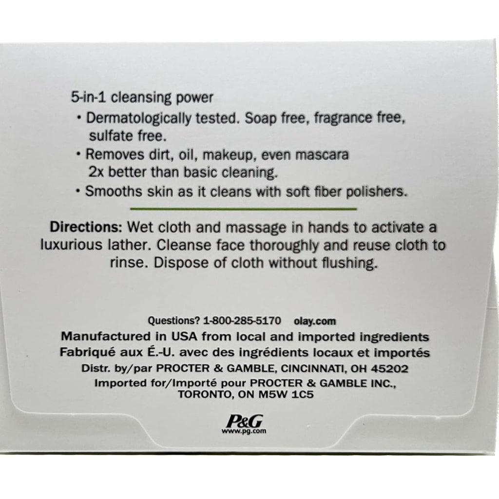 Olay Daily Gentle Clean 4-in-1 Water Activated Cloths, Pack of 3 (33x3, 99 Count)