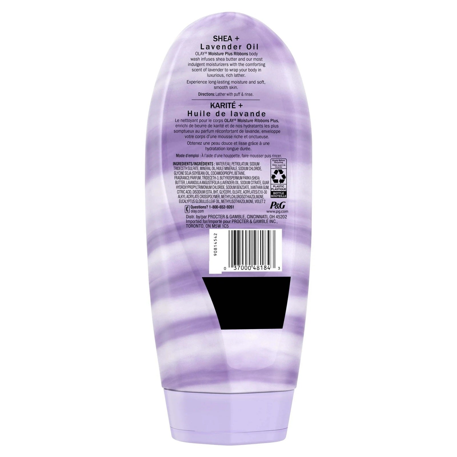Olay 2-in-1 Moisture Ribbons Plus Body Wash - Luscious Orchid - 18 oz (2 pack)