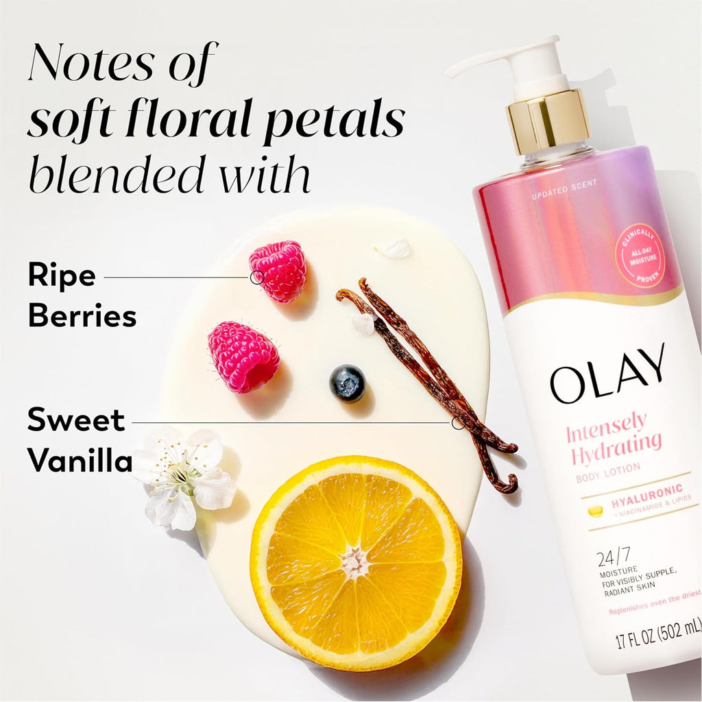Olay Nourishing and Moisturising Body Lotion, 480 ml