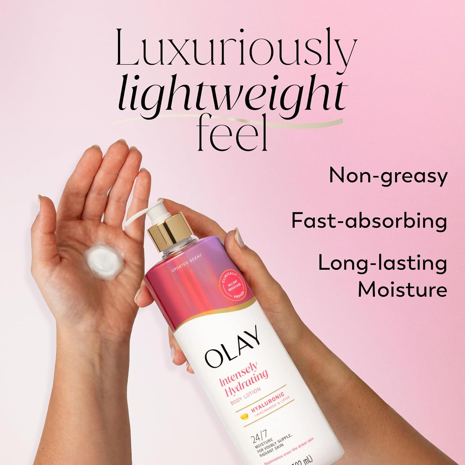 Olay Nourishing and Moisturising Body Lotion, 480 ml
