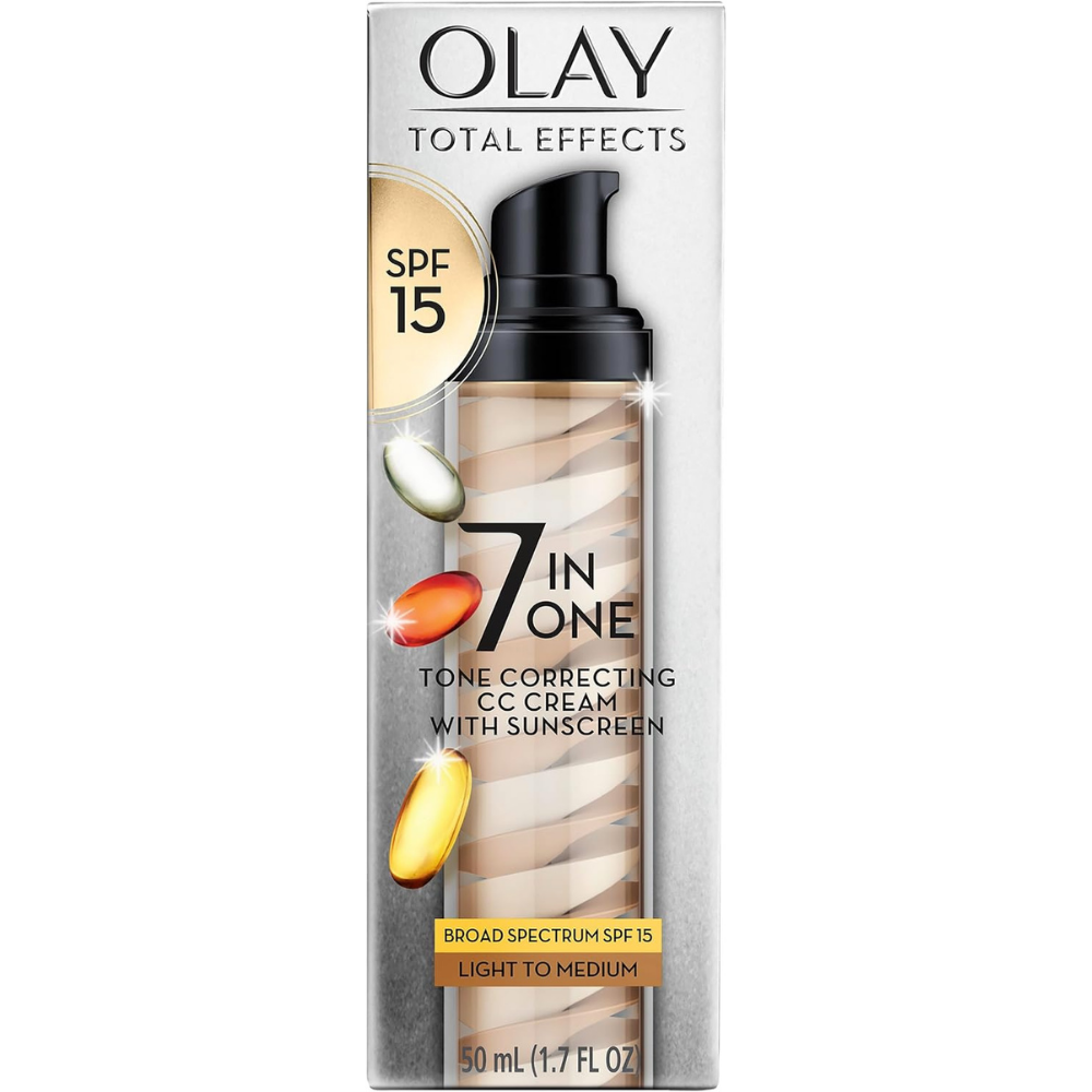 Olay Total Effects 7-in-1 CC Cream, Light to Medium - 1.7 oz