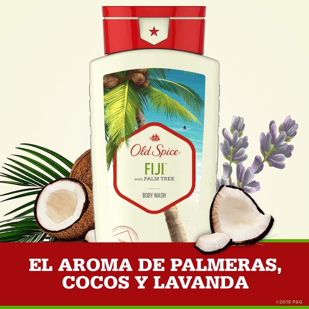 Old Spice Fresh Collection Body Wash, Fiji - 16 Oz