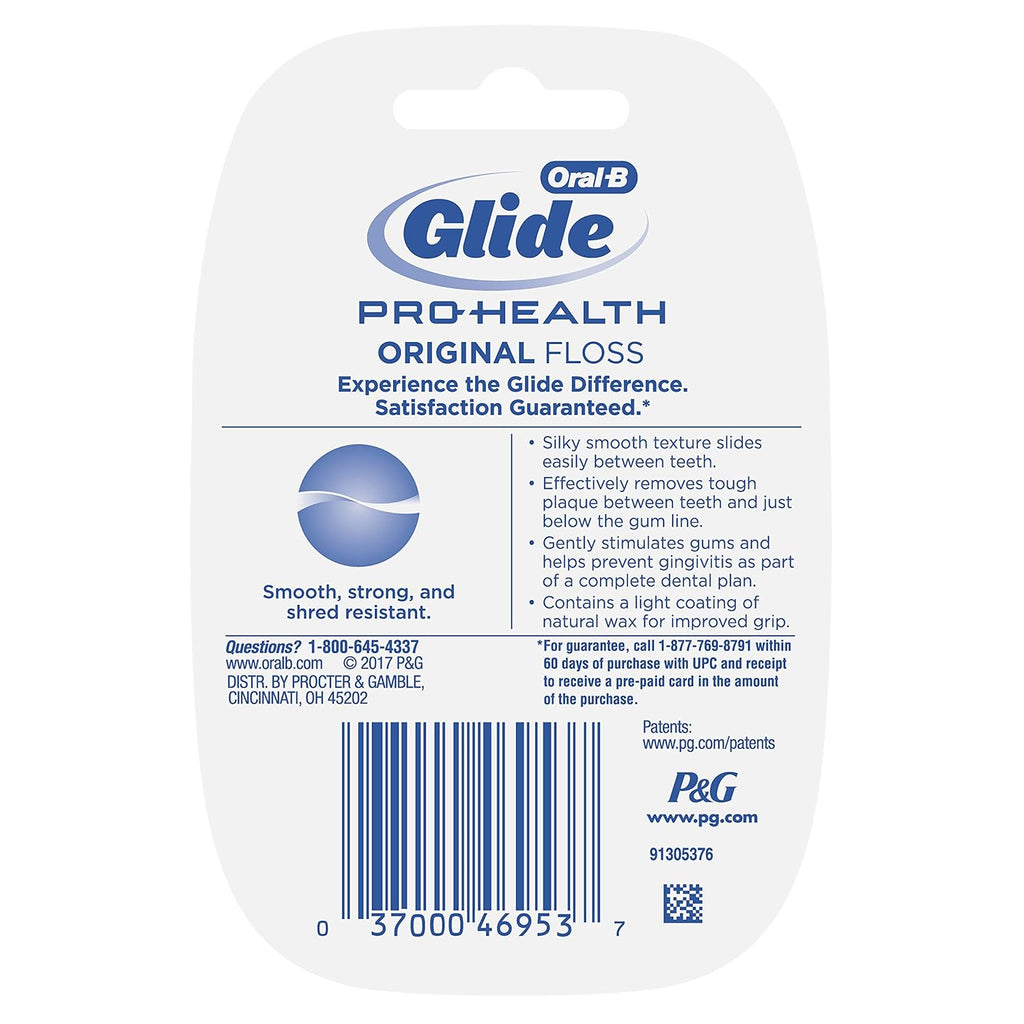 Oral-B Glide Dental Floss Original, Shred Resistant, 50M
